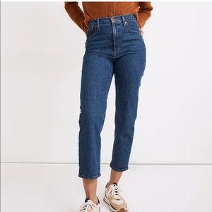 Madewell Perfect Vintage Jean cropped in faded indigo
